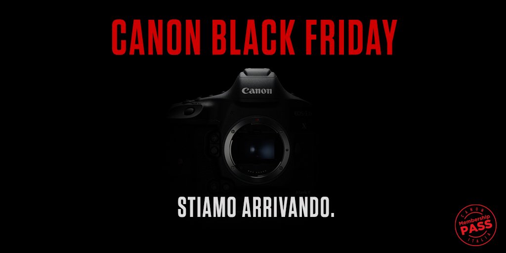 CanonItaliaSpA's tweet photo. Sei pronto? Al #BlackFriday manca sempre meno!
Continua a seguirci. #blackfriday2019
👉🏻 https://t.co/IMo7bHaG0F https://t.co/FD35AJgV8G