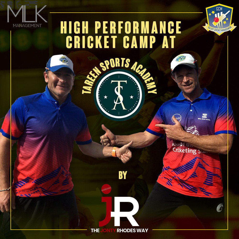 <a href="/JontyRhodes8/">Jonty Rhodes</a> &amp; @RyanMaron1 will be Conducting the High-Performance Camp @TareenAcademy in #Lodhran #SouthernPunjab, Excellent initiative by @AliKTareen to Groom Youngsters at early Age by International Coaches.
Proud to Announce this Deal in Association with <a href="/ManagementMlk/">MLK Management</a>
