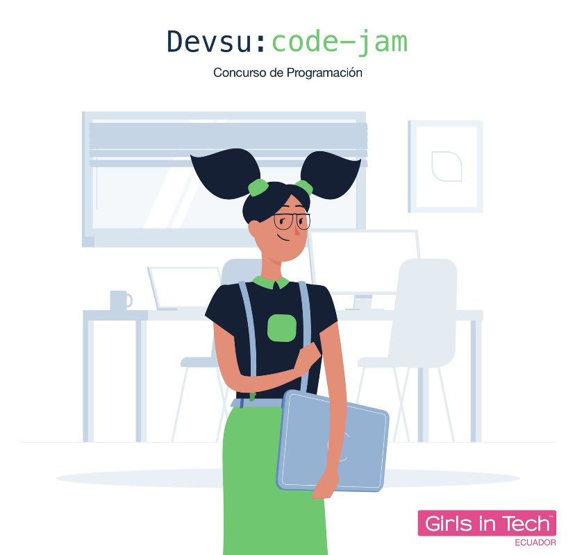 Mujeresentec_ec's tweet photo. Invitamos a todas las mujeres que programen al #DevsuCodeJam que se realizará el 30 de Noviembre en #Quito 👩🏻💻 para info de registro vayan 👉🏻 @Devsu_es #girlsintech https://t.co/B7MqRRaqqd