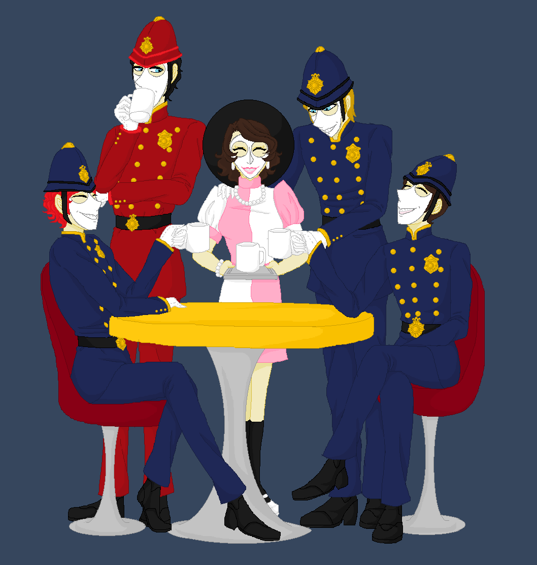EmptyDollsHouse's tweet photo. #wellette #ocs #joy #bobby #bobbie #redbobby   #coffeebreak #WeHappyFew #2019timestamp https://t.co/Fp3zVN6HFq