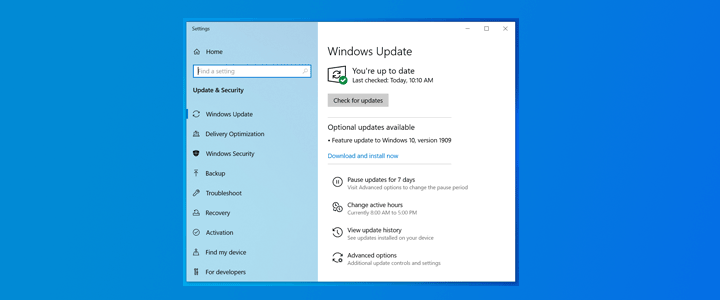 cyberguruau's tweet image. Microsoft has just released the newest feature update to Windows 10, known as the November 2019 Update or as 1909, which includes the latest features and security updates. 
 
ow.ly/adAU50xefei 
 
#Windows10 #Windows10Update #Windows10November2019Update #1909 #Microsoft