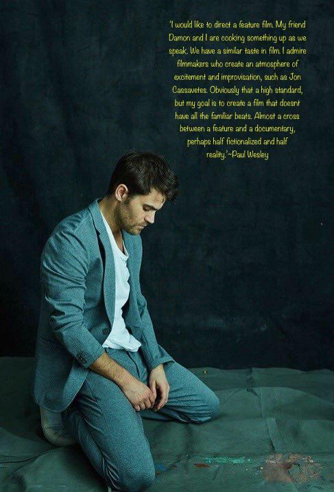 PWChronicles's tweet image. Happy Monday everyone!! Today’s Paulism is from an interview he did for IL FAUT MAGAZINE.They asked him what was next on his list he was looking to check off!! #paulwesley #paulism #tvd #stefansalvatore #salvatorebrothers #tellmeastory #actor #director #producer #writer
