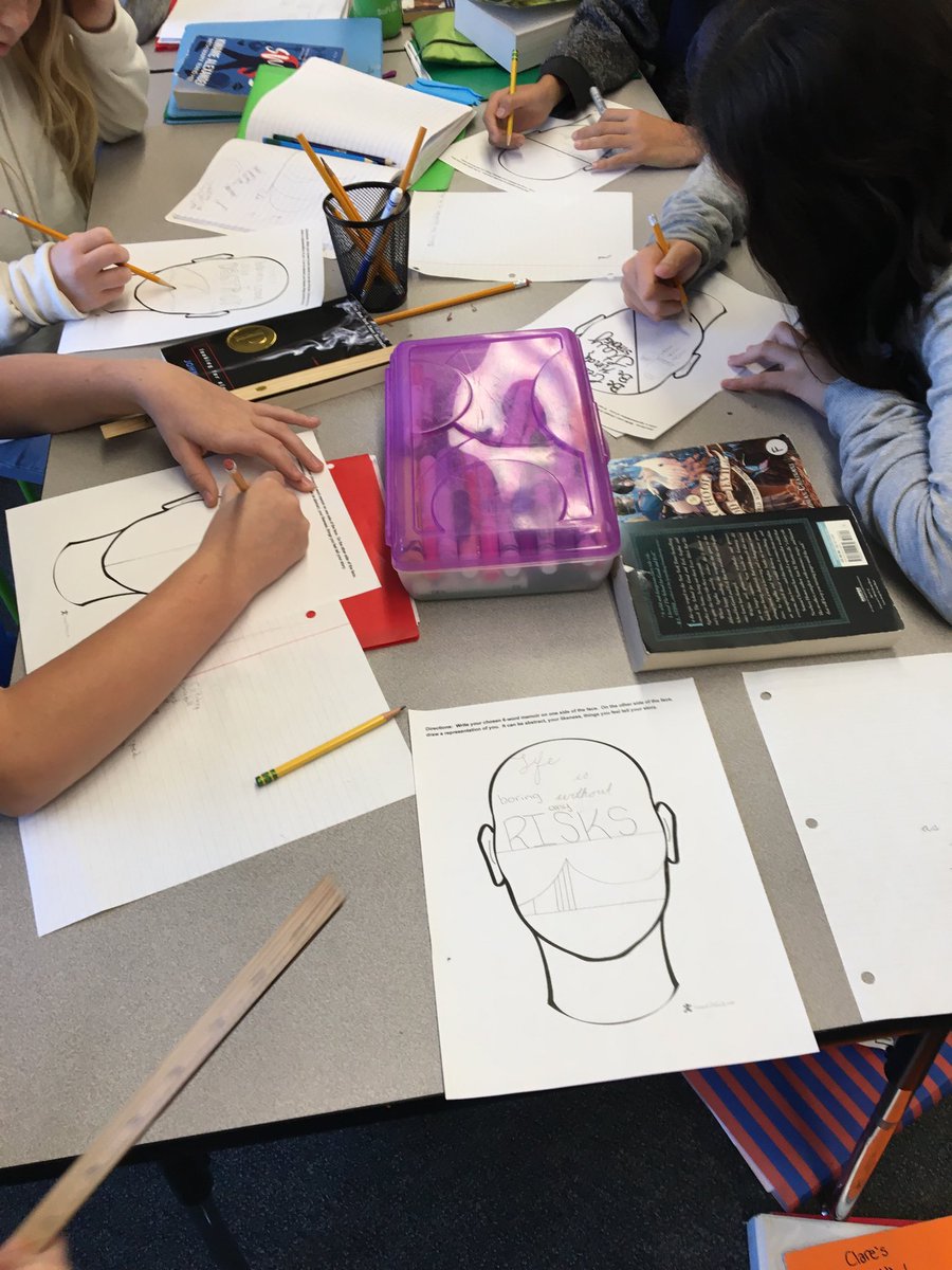 KBurrisKim's tweet photo. Sharing who we are! 6 Word Memoirs with Ms Pinney’s G-6. #EveryoneBelongsHere #WeAreOrinda ⁦@OrindaSchools⁩ ⁦@oisbulldogs⁩ ⁦@pernilleripp⁩ https://t.co/K6H10THN5X