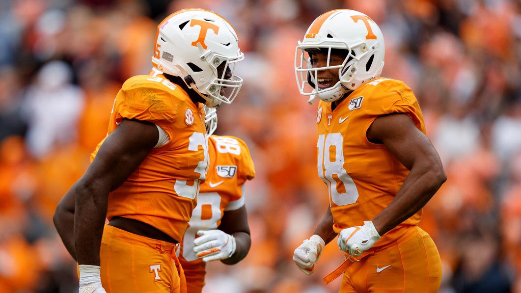 BarionBrown's tweet photo. I’m extremely blessed to receive my first offer from the University of Tennessee!! #GBO🍊 #RockyTop @Vol_Football @PCHS_Firebirds @bigcorch @Coach_AD615 @3DHarris https://t.co/FxWuwoifEV