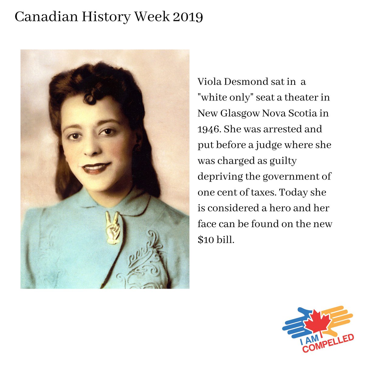 iamcmovement's tweet photo. This year for #CanadianHistoryWeek we are celebrating Canadian heroes who have changed Canada and the world to make it a better and brighter place to live, work, learn and play. https://t.co/2ZDcazD5OP
