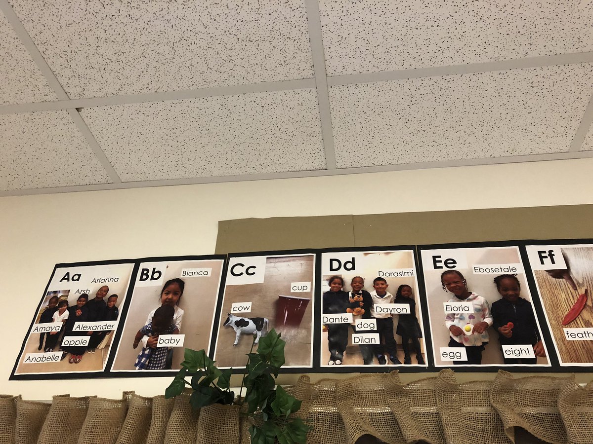 MrsMossasStars's tweet photo. Our co-created alphabet wall is up! 💛 @Miss__Tavares @deSalesTCDSB https://t.co/TMbCa5WJDR