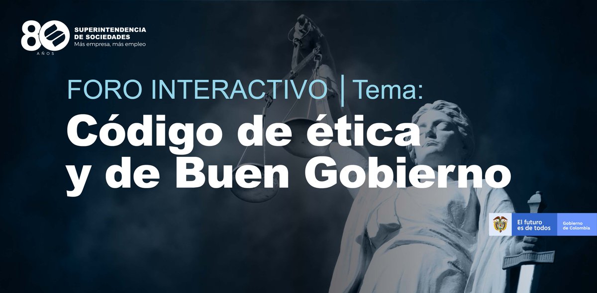 SSociedades's tweet photo. Le invitamos a participar en el #ForoInteractivo de la @SSociedades sobre: Código de ética y de Buen Gobierno.
Nuestros agentes resolverán sus dudas sobre este tema este:
🗓️Miércoles 20 de noviembre
⏲️9:00 a.m. a 12 m.
Más información: ➡️https://t.co/fnlbPMw0S7 https://t.co/Q4R0fdZZ8O