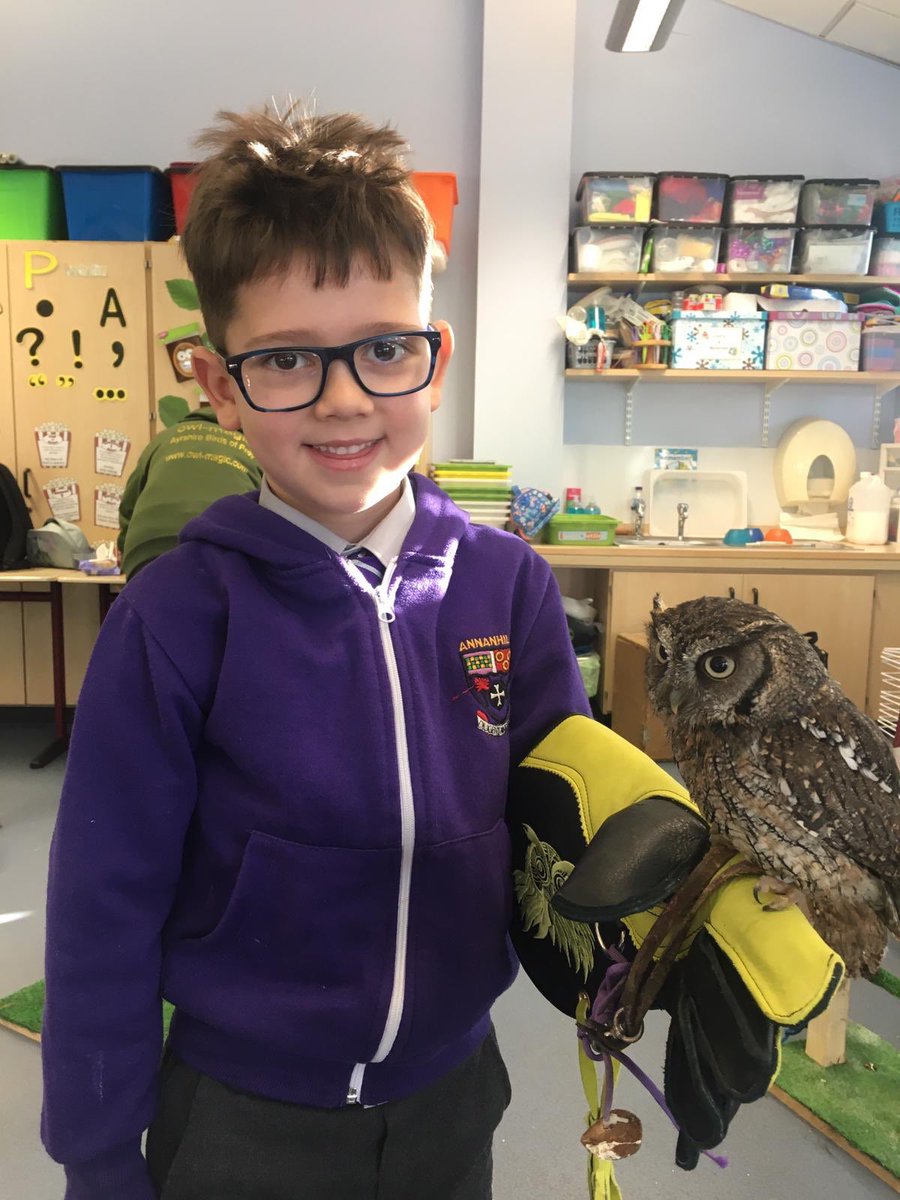 AnnanhillPS's tweet image. Primary 3 had a visit from Owl Magic today as part of their topic work. Everyone had an owlstanding time. #funinp3 #topictime