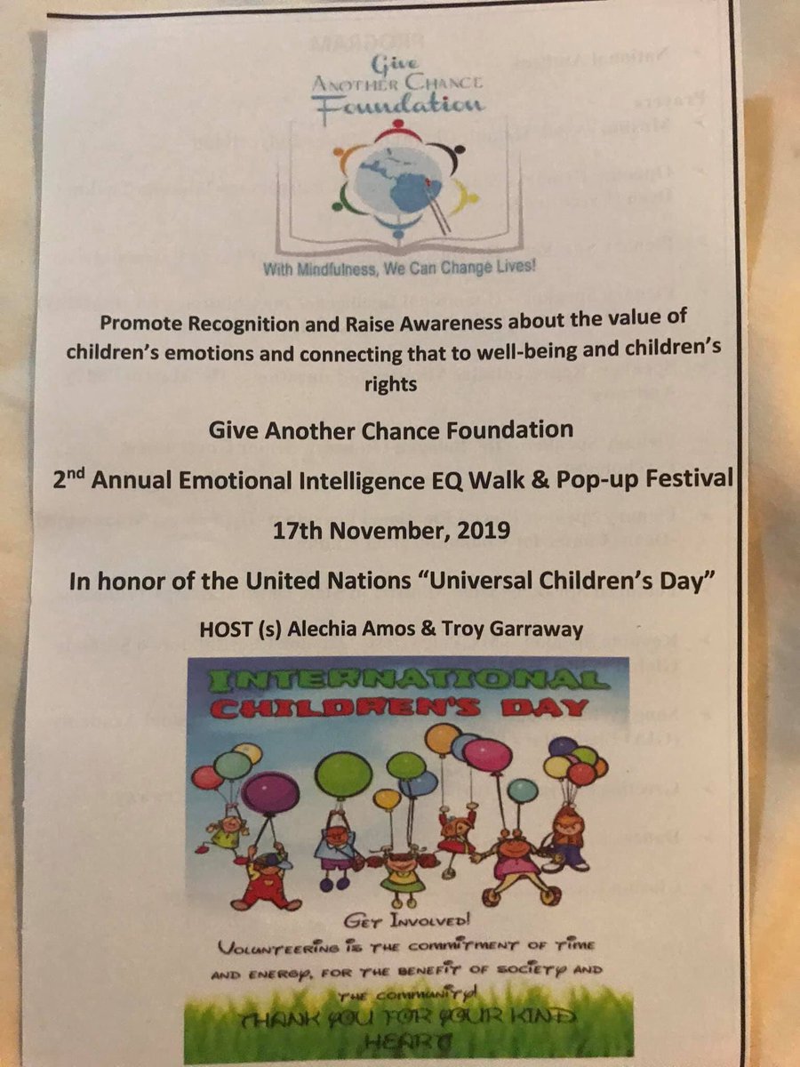 GacfChance's tweet photo. #EQAWARENESSWALK, #EQPOPUP, #KidsTakeOver, #EQ4SDGs 2018 - over 500 attended ; 2019- 0ver 2500 attended . We at the GACF are onto to some great breakthrough for Children Well-Being . @miktanaka @UN @UNICEFGUYSUR @UNICEF @eqjosh @mirandagygy https://t.co/btbL3RPp9b