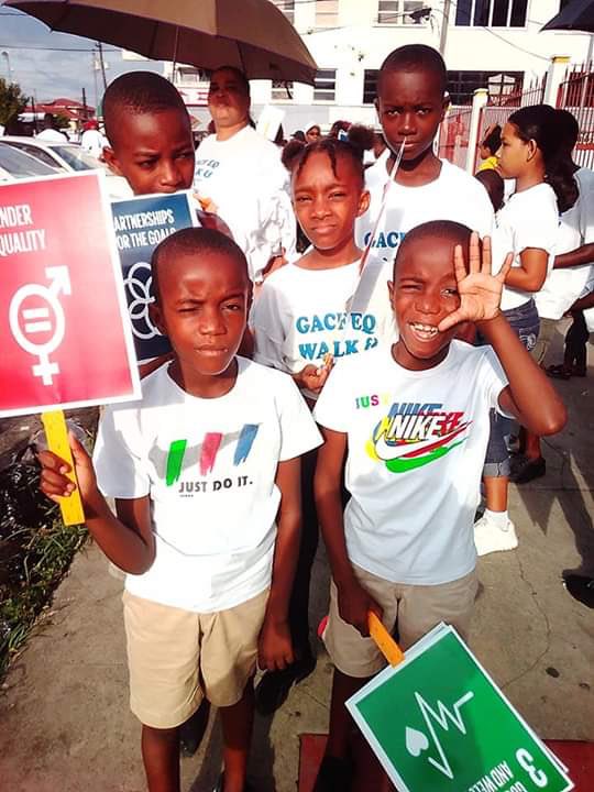 GacfChance's tweet photo. #EQAWARENESSWALK, #EQPOPUP, #KidsTakeOver, #EQ4SDGs 2018 - over 500 attended ; 2019- 0ver 2500 attended . We at the GACF are onto to some great breakthrough for Children Well-Being . @miktanaka @UN @UNICEFGUYSUR @UNICEF @eqjosh @mirandagygy https://t.co/btbL3RPp9b