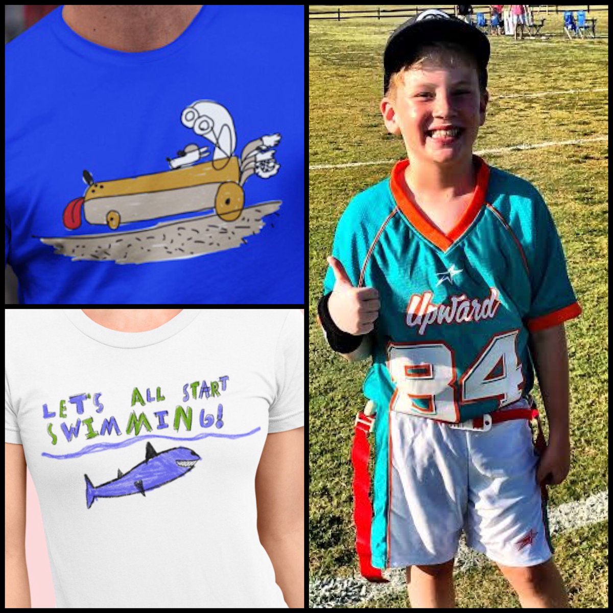 PaperCloudsPCA's tweet photo. Wade created both these designs ! Wade was diagnosed with ADHD Inattentive and Impulsive Type at the age of 7.  In addition, he has sensory processing difficulties that affect his ability to respond to information that comes in through his senses. https://t.co/x7MUAJbIek