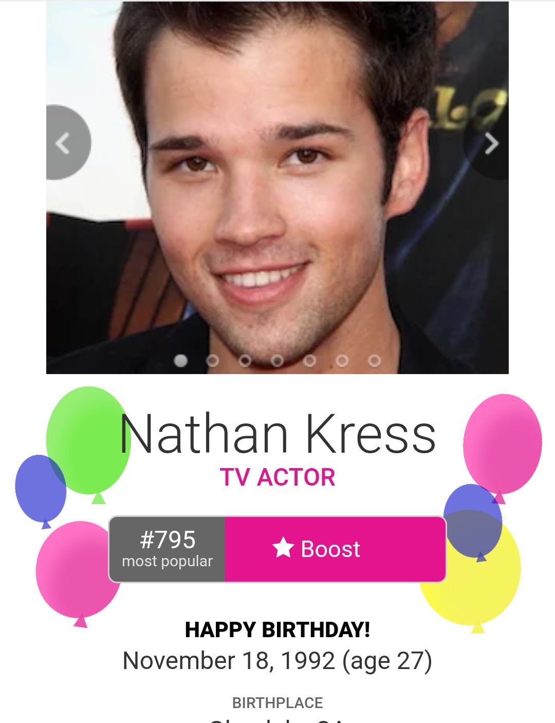 GUYS ITS NATHAN KRESS\ BIRTHDYA
IT\S FRED\S BIRTHDAY GUYS SAY HAPPY BIRTHDAY 