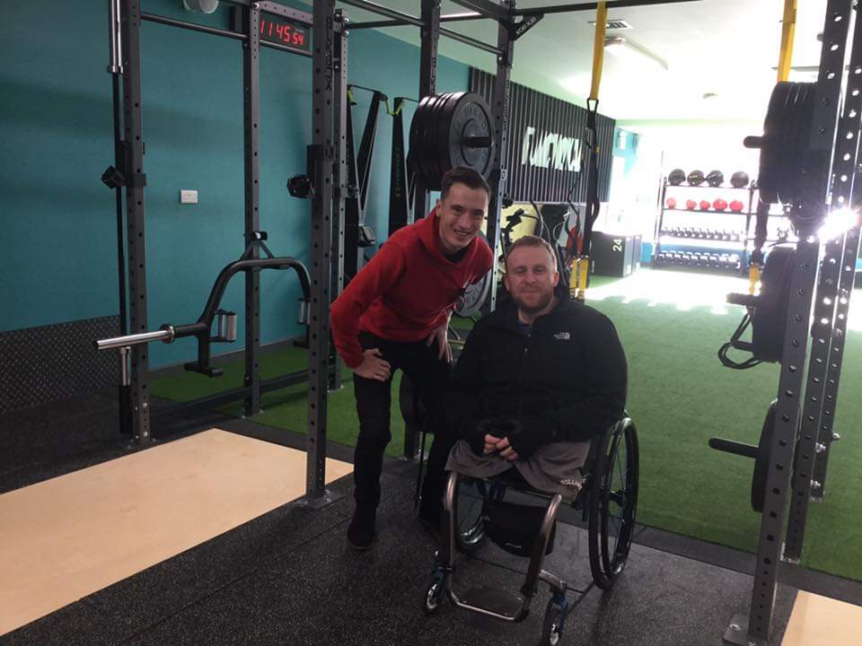 play2give's tweet photo. Today our Andy Baker @AndyBP2G and Jack Cummings @Jack_Top4997 both cut the ribbon and opened the brand new Pure @DidcotGym and dedicated their opening day to @play2give with a raffle. Well done Andy and Jack, you are two exceptionally special local heroes and two wonderful guys! https://t.co/L7es5WUnsp