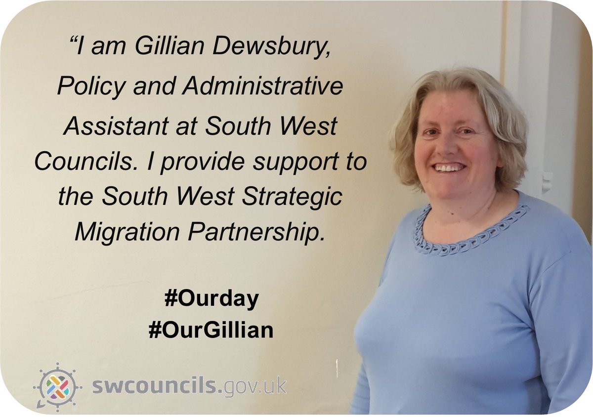 SWCouncils's tweet photo. This is #OurGillian, helping the SWSMP! #OurDay https://t.co/WPL9nPwTt4