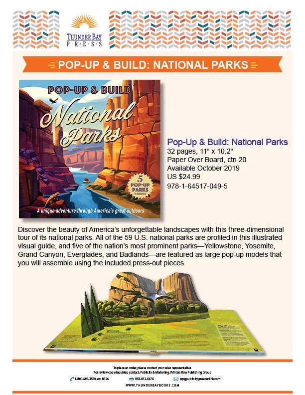 mikegrafauthor's tweet photo. Great Holiday Gift--Pop up and Build Guide to the National parks. Order from me for signed copy!! mjgraf@aol.com https://t.co/Nx29nvaevt