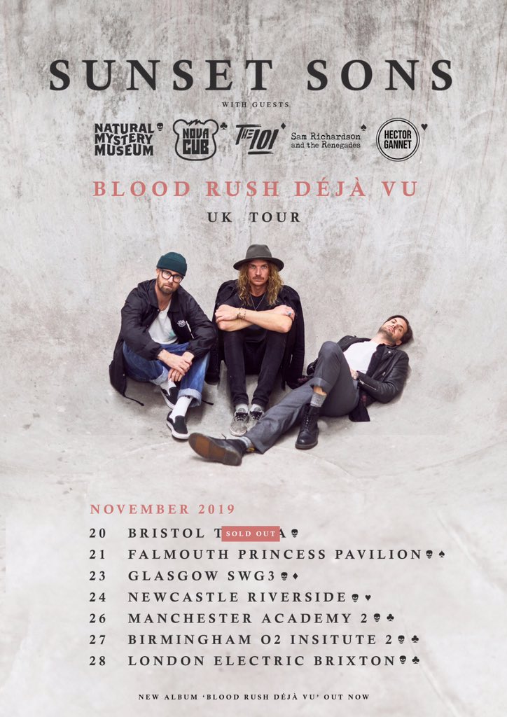 *NEWS*
More very lovely stuff - great to announce this! We're playing <a href="/RiversideNewc/">Riverside Newcastle</a> this Sunday, November 24th with <a href="/SunsetSons/">SUNSET SONS</a>! Tickets on sale at seetickets.com/event/sunset-s…
#LO143