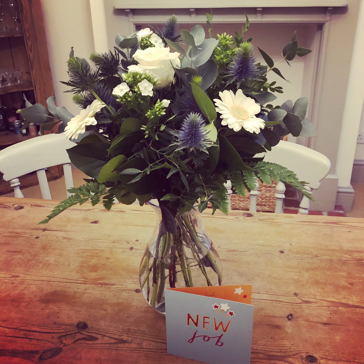 Great first day at <a href="/awscloud/">Amazon Web Services</a> made even better by the husband 🥰