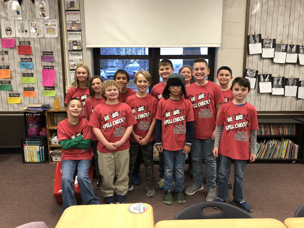 LBSommer136's tweet photo. Sommer Spell Bowl Team Ready!!! #spelling https://t.co/O1PJ462uzq