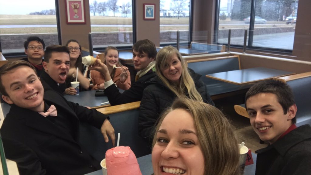 Celebrating a successful day with Zesto’s icecream! 🍦
#joininterp