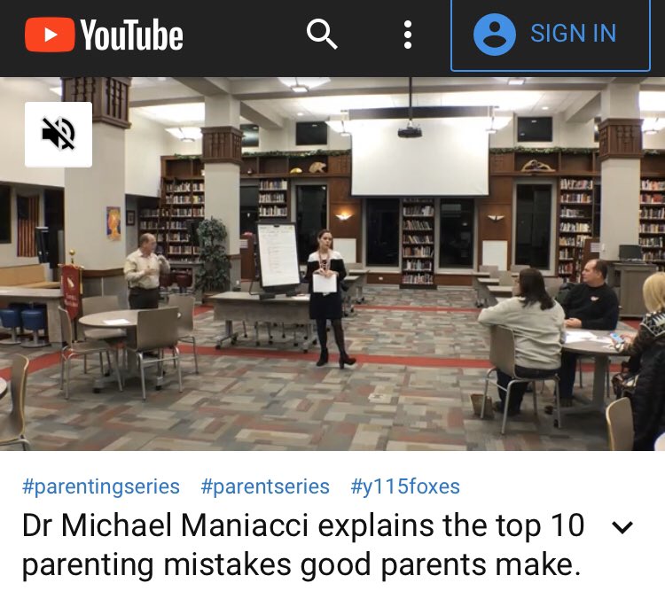 DrPeteMarcelo's tweet photo. Dr Michael Maniacci explains the top 10 parenting mistakes good parents make. See video here
https://t.co/lfdcWQU2IG
#parentingseries #parentseries
#y115foxes #Yorkville115 #teamwork #Yorkville #District115 #Y115 #community of learners #partnerships with home and community https://t.co/4SDpoKzX0J