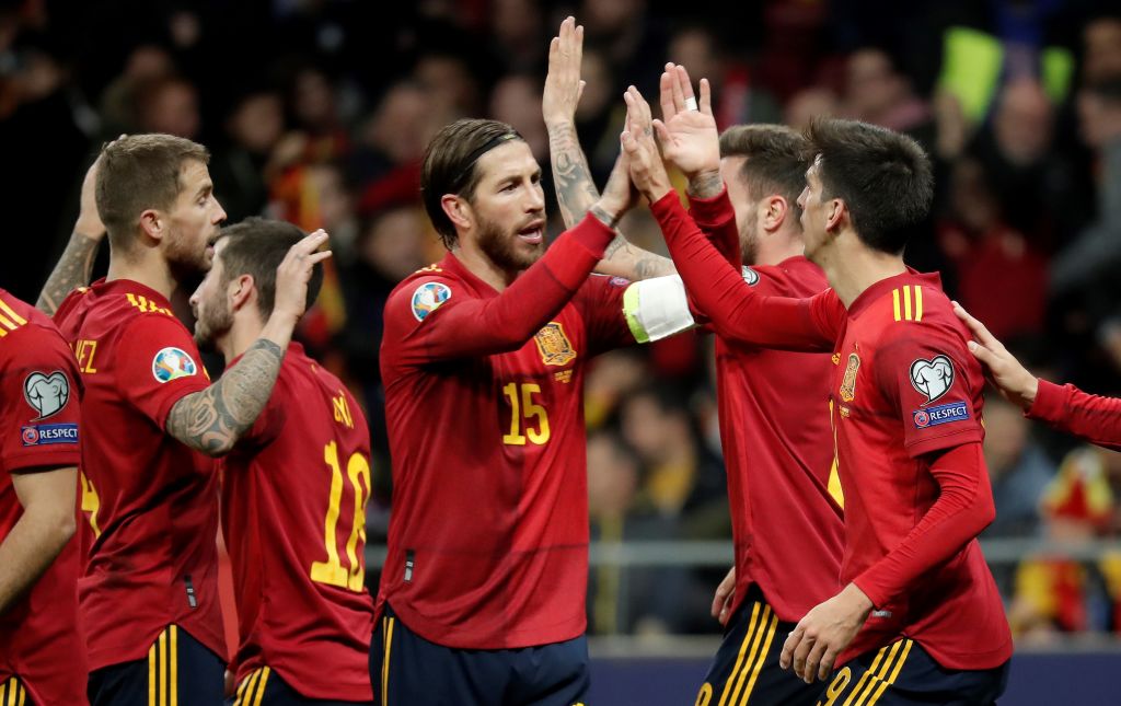 Image result for Spain wrapped up their successful Euro 2020 qualifying campaign with a 5-0 win against Romania.