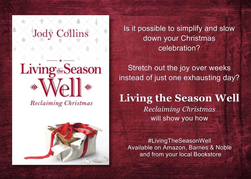 JodyoCollins's tweet photo. What's important to you about #Christmas? Let me encourage you to take time to examine the heart of what you do. Is there something that can be added or taken away? These are the kinds of questions I reflect on in #LivingtheSeasonWell https://t.co/VATwMYgze0 #startsmallstartnow https://t.co/6sXvMfpNla