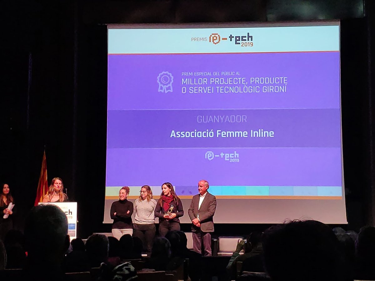 rosatorrijosm's tweet photo. ☑️ Molt orgullosa de formar part de @femmeinline
🏆 Premi especial del públic al Millor Projecte Tecnològic Gironí!
💖 Felicitats dones digitals perquè això vol dir que estem fent una bona feina!!
👏 Gràcies a totes i tots pel suport i, pels vots!!!
#Femmeinline #premisetech https://t.co/WGkHw1CbgO