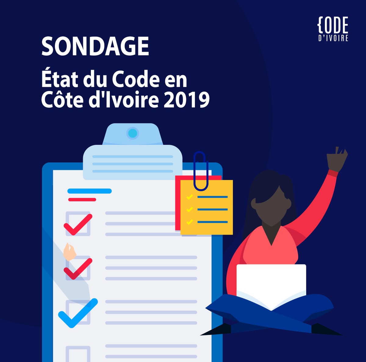codedivoire's tweet photo. Bientôt la fin de l'année et l'opportunité de savoir comment se porte l'écosystème des codeurs de Cote d'Ivoire! PHP est il toujours roi? Si vous n'avez pas encore répondu au sondage,   (devs) => https://t.co/gMzhWf1RPJ  ||  (etudiants) => https://t.co/x9FBCgkEE0 #civdev #civ https://t.co/IGkKRYGsCl