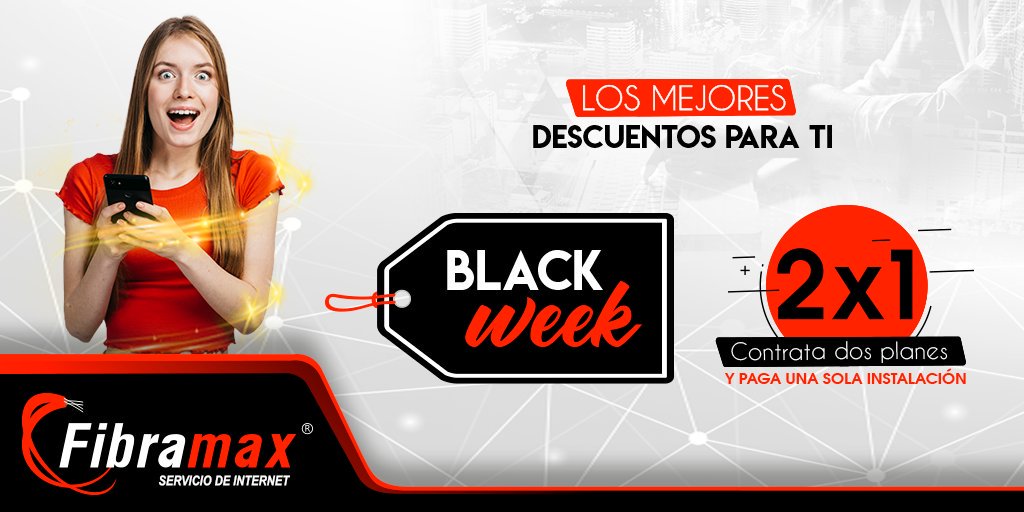 Disfruta de los días BLACK WEEK en #Fibramax.
Dos semanas llena de descuentos.

PBX: (02) 602 15 00
WhatsApp: 099 19 19 300 - 099 20 20 600