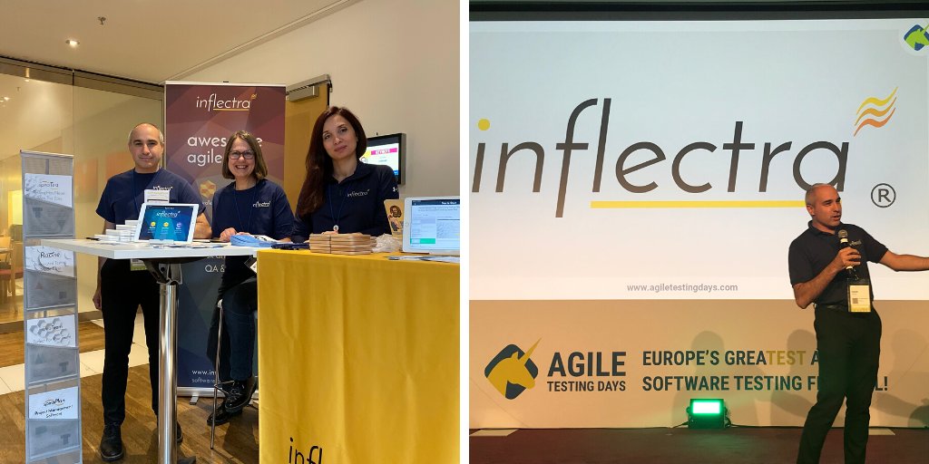 AgileTD's tweet photo. 🤩 @inflectra, our Bronze Sponsor, never ceases to amaze us!

They supported us during the #Xtestathon, had amazing swags and continue supporting the community of #AgileTD and #AgileTDUSA.

Thanks for being part of our community. We ❤️ #Inflectra.
https://t.co/NWPNfjy9T4 https://t.co/v7dqWe1xyT