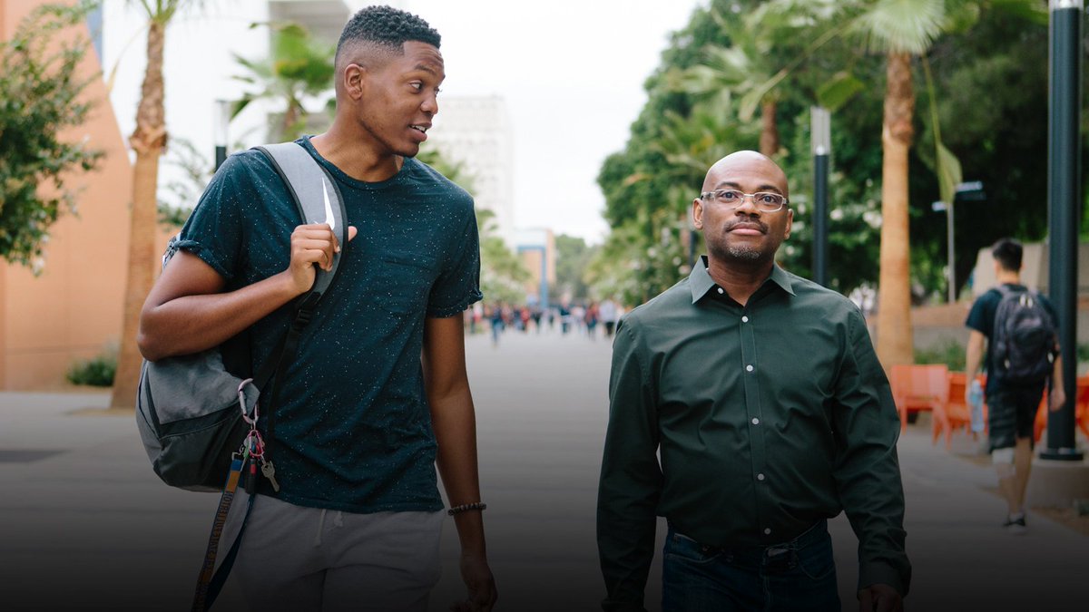 calstate's tweet photo. Historically, young men of color earn degrees at lower rates than their counterparts. The CSU is working to change this through #GradInitiative2025.

Hear how @csuf's Male Success Initiative is preparing future leaders like Josh Kelly: https://t.co/1Yl9vU5wLW. https://t.co/DKVS4AkBZO