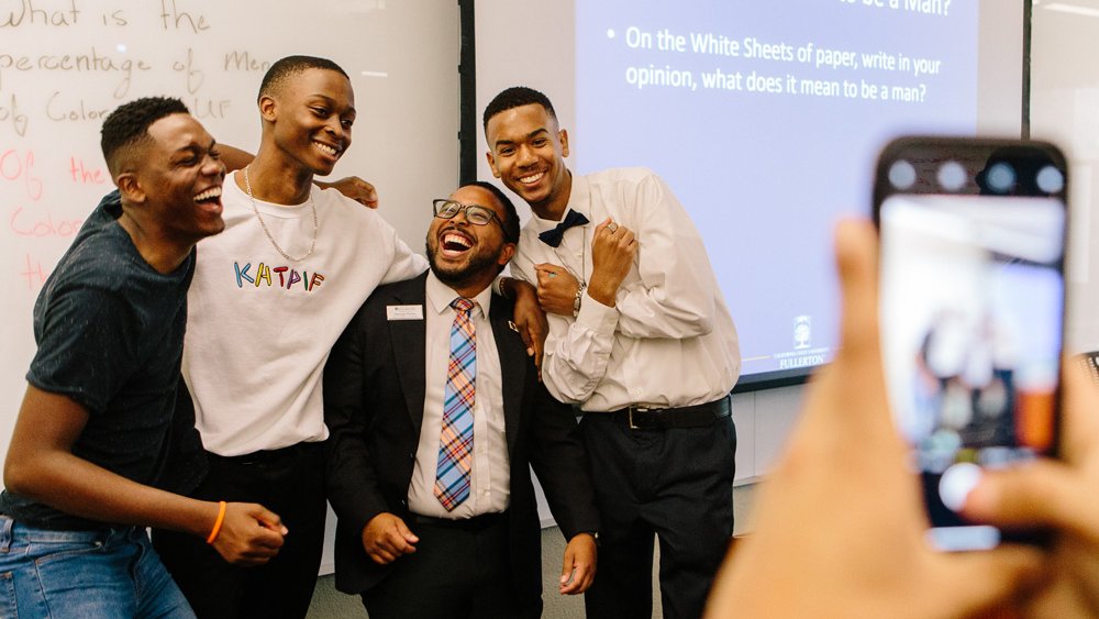 Historically, young men of color earn degrees at lower rates than their counterparts. The CSU is working to change this through #GradInitiative2025.

Hear how <a href="/csuf/">Cal State Fullerton</a>'s Male Success Initiative is preparing future leaders like Josh Kelly: bit.ly/37gZ8z2.