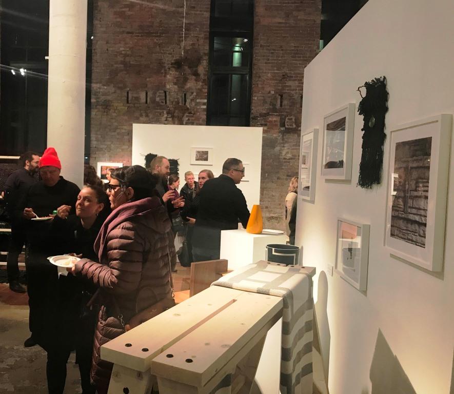 Fallingwater's tweet photo. People met our Fallingwater + #Monmade Residency #artists at the Brew House Friday. Lots of Fallingwater-inspired products on display & for sale! See the exhibition through Jan. 5 & purchase items through the #Fallingwater Museum Store: https://t.co/2CNeC8fXOg. #art https://t.co/Sjwlfkdz3D