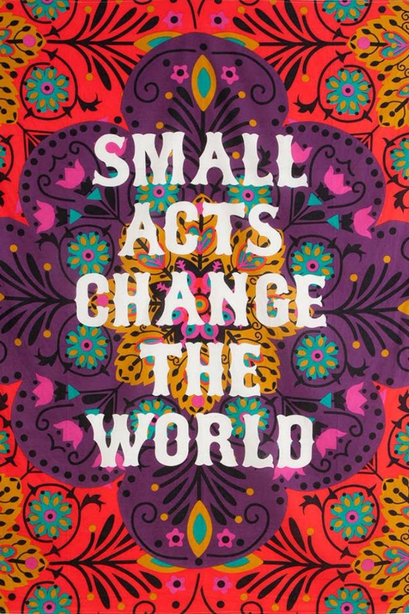 PFBSpeak's tweet photo. Happy Monday everyone! Here's your motivational reminder that even the smallest acts can make a huge difference in the world, especially when combined with other people completing the same small acts. #motivationalmonday #gogreen #ecofriendly #sustainableliving #climatechange https://t.co/tVdkN1Mnf0