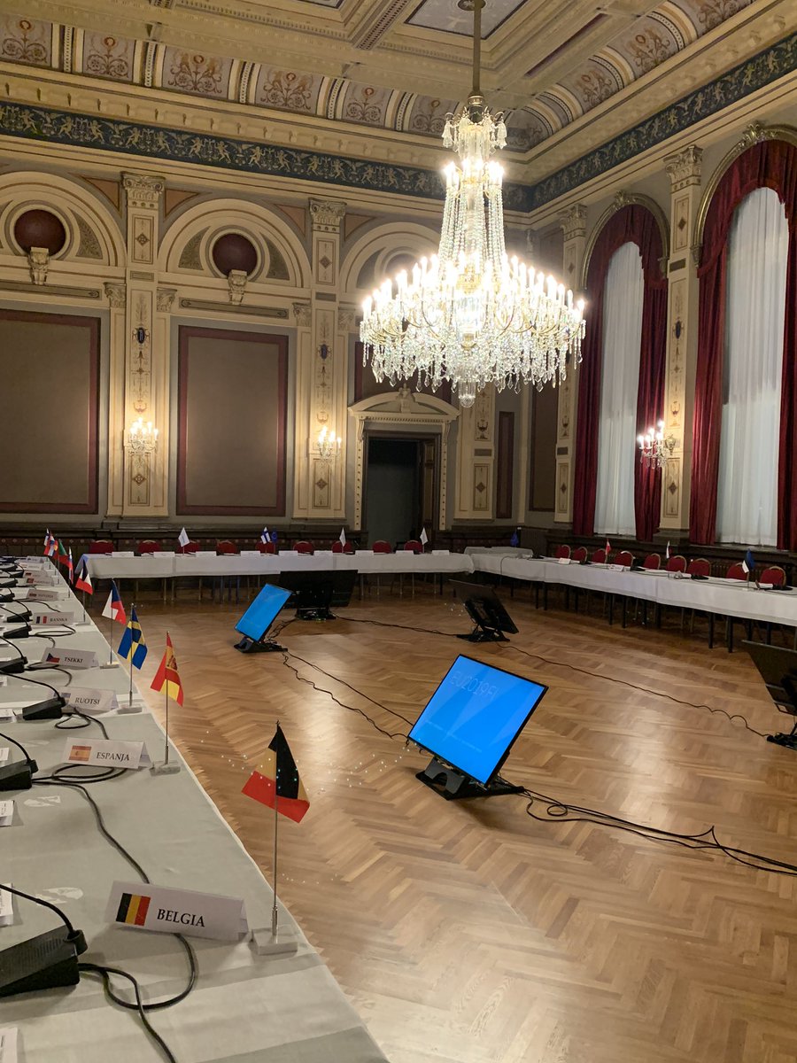 TalvitieAntti_'s tweet photo. Just a few hours to go... Soon this gorgeous meeting venue in the heart of #Tampere will be filled with delegates from all over 🇪🇺. #cepolMB #polamk https://t.co/ESJK1B9U36