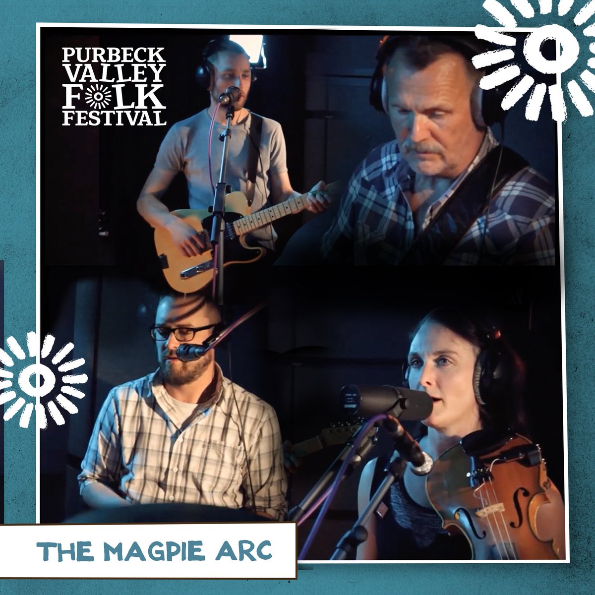 PurbeckFolk's tweet photo. FESTIVAL ANNOUNCEMENT
@TheMagpieArc are joining us for #PVFF20
A new cross-border band out of Sheffield and Edinburgh featuring the multi-award-winning talents and wide musical influences of @NancyKerrMusic @msimpsonian @AdamHolmesBand Tom A. Wright and Alex Hunter. https://t.co/cJ38q8m7CG