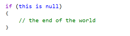 jerrynixon's tweet image. This can never be null, right? I ask because Unit Test Code Coverage with a target of 100% is, frankly, ridiculous. Unit tests can test most use cases, but unit tests can&apos;t be expected to test every crazy edge case, right? I mean, come on. Is that even realistic?