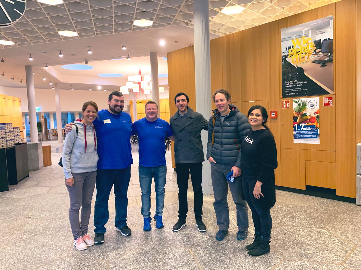 poojamakes's tweet image. Such amazing energy and ideas this past weekend at #ethzurich! Congratulations to our winning team LDRM ( Local Damage Report Maps) for creating such an innovative solution with @IBMWatson #visualrecognition #codeandresponse #CGIU