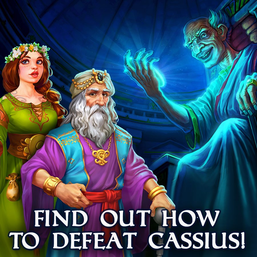 Have you met the new characters Deirdre and Shahin? They may be able to pull back the curtain on how to defeat Cassius Septimus! Start playing now to find out! #jewelsofrome