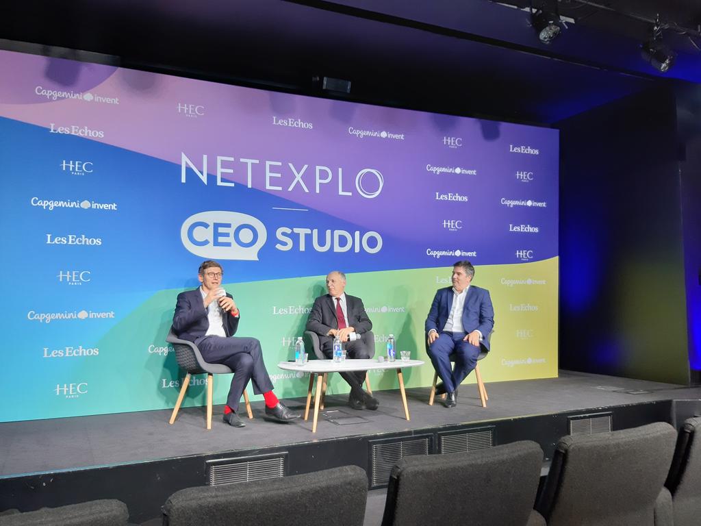 KIPHEC's tweet image. Nous sommes à la rédaction de @LesEchos pour une rencontre avec Pierre-André de Chalendar, CEO de @saintgobain @Netexplo