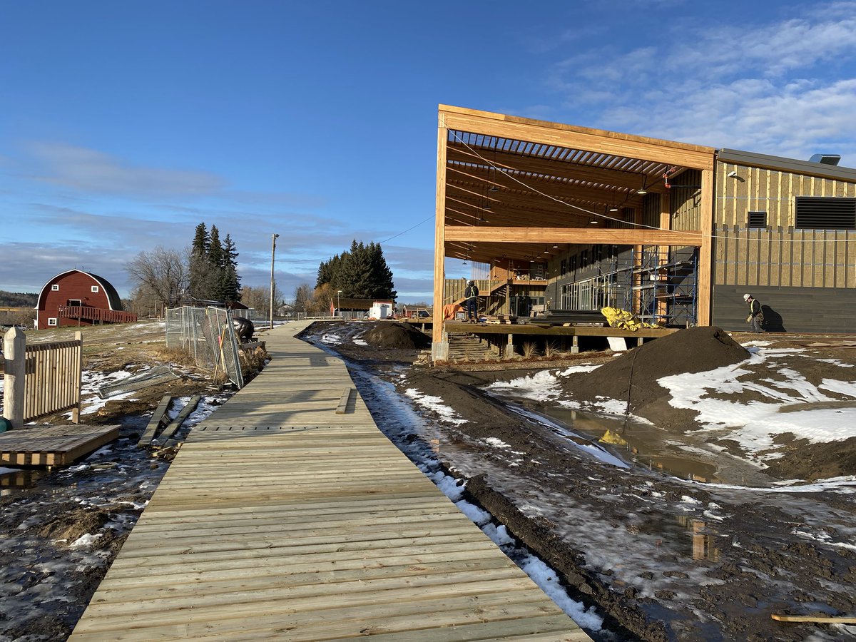 An update! Look how much of our new Gathering Centre is done! @ManascIsaac #almostready #soexcited #métis