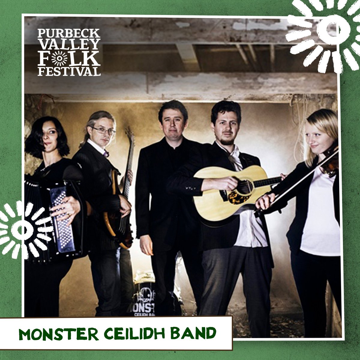 PurbeckFolk's tweet photo. FESTIVAL ANNOUNCEMENT
Great news!!! @MonsterCB will be headlining our Big Barn on Sunday night at #PVFF20 with their electro-folk set. What a perfect way to finish off! 🤩😍
You can hear them here: https://t.co/yxLRZL7Yz6 https://t.co/mrkcgMIXlR