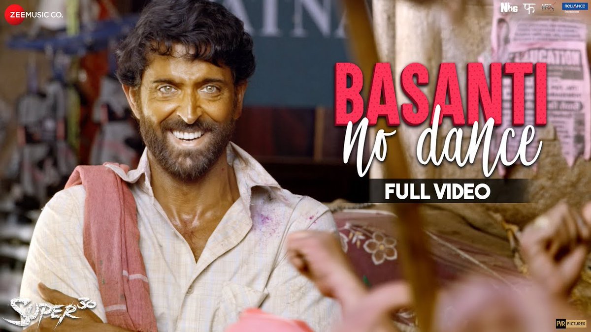 HrfcTamilnadu's tweet photo. #BasantiNoDance Full Video Song Out Now!! #Super30
https://t.co/tDeHeuKiOc
@iHrithik @ZeeMusicCompany @super30film https://t.co/7ixRc0Yw0z