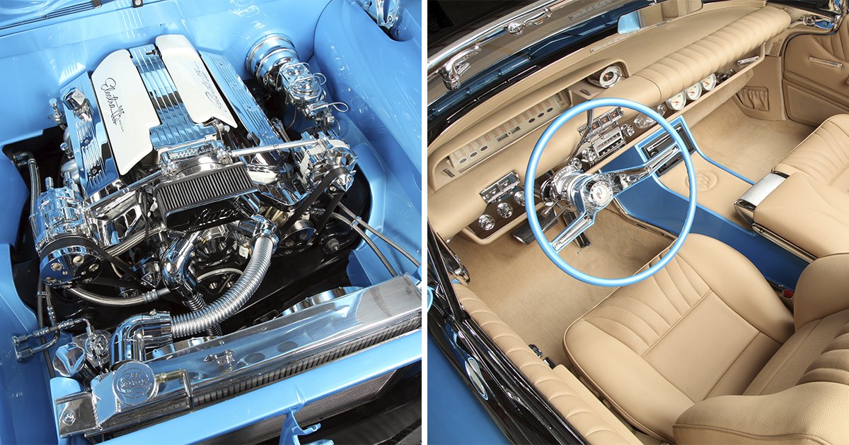 Barrett_Jackson's tweet photo. Electrifying your Monday morning! Known as “Shades of Blue,” this award-winning 1960 @Buick Electra custom convertible is heading to our 2020 Scottsdale Auction!

Lot 1350: https://t.co/5Lm9Hyioc5
Tickets: https://t.co/VAMIjj7035 https://t.co/MVbJ8veR6q