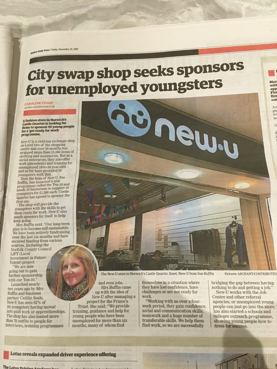 Why thank you @CastleQuarter_ for kick starting our Ten:10 challenge. We’re looking for another 9 businesses to sponsor a work placement for 9 young people. If you’re looking for new recruits, let us help you find and prepare the right person for your role