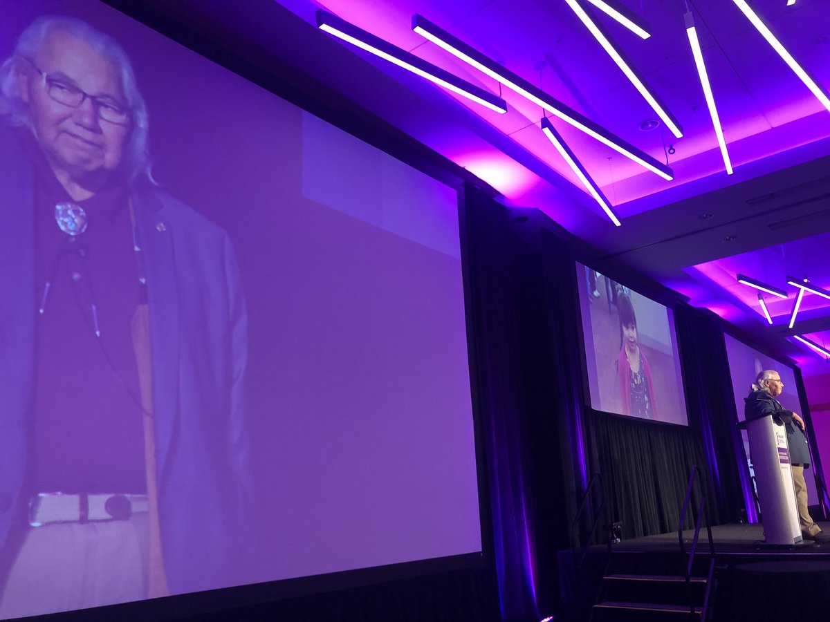 “The most basic need is not 4 walls &amp; a roof, the most basic need is to belong &amp; a place to be what the creator intended them to be, a place that will allow them to have their identity back.”  An honour to have Sen Murray Sinclair’s powerful words fill the room. #housingcentral