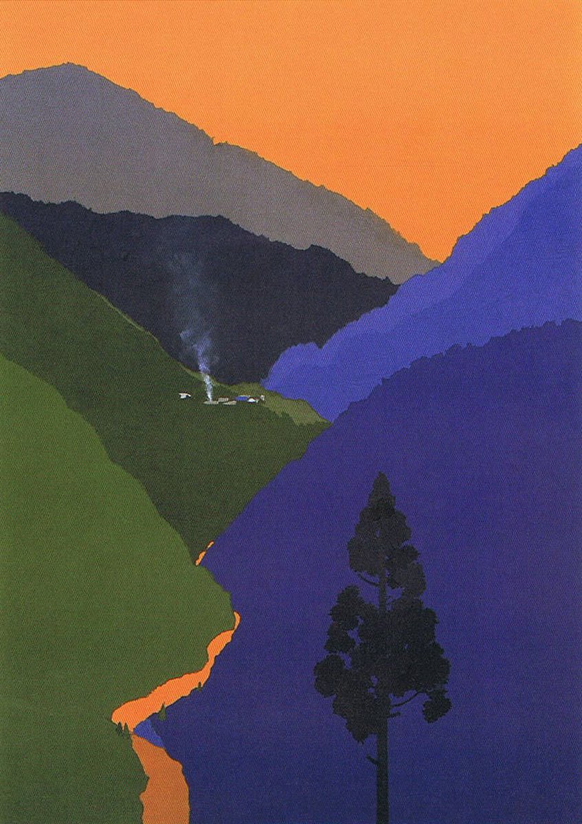 celialjacobs's tweet photo. some of the best landscapes ever by Masayasu Uchida https://t.co/ZpQdEguAzY