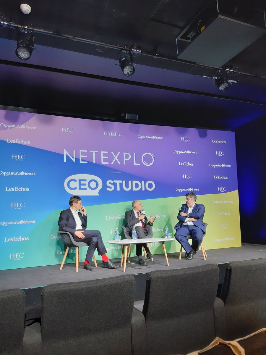 KIPHEC's tweet image. Le numérique ne menace pas le business model de @saintgobain, affirme Pierre-André de Chalendar, en pointant l'#ubérisation qui touche beaucoup d'entreprises. @Netexplo @HECParis @CapgeminiInvent