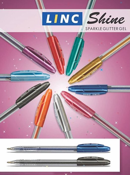 Linc SPARKLE GLITTER PENS Gel Pen - Buy Linc SPARKLE GLITTER PENS