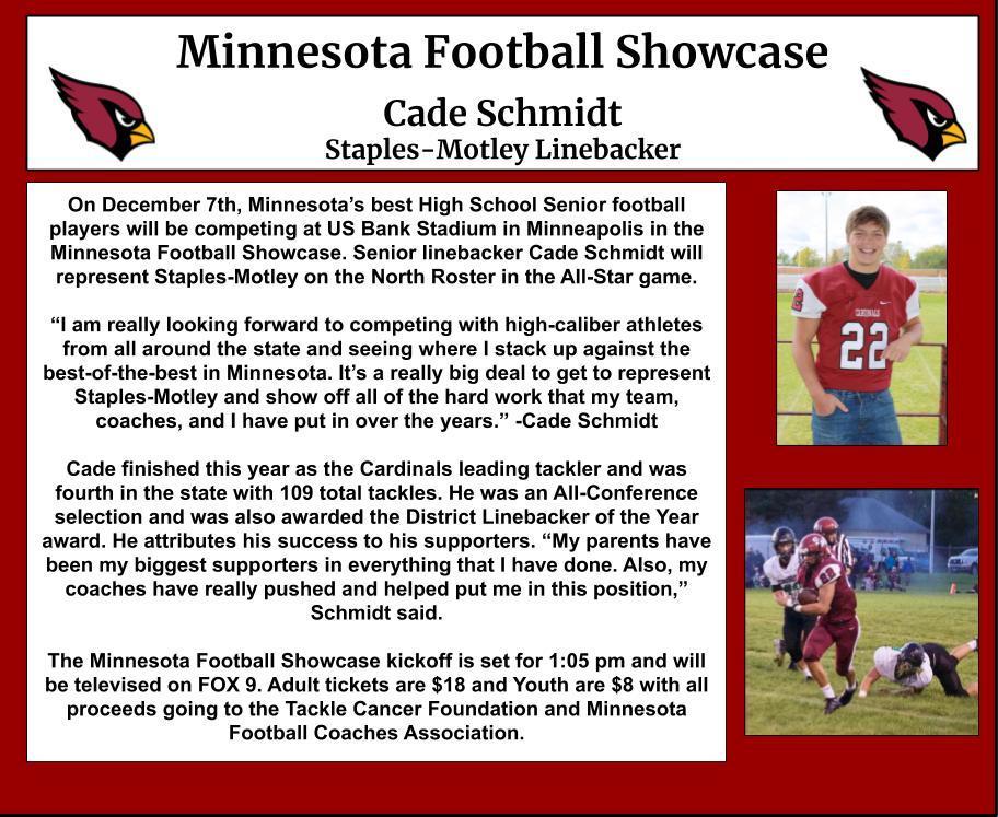 isd2170's tweet photo. Best of Luck at US Bank, Cade! https://t.co/SV6byNBSdl